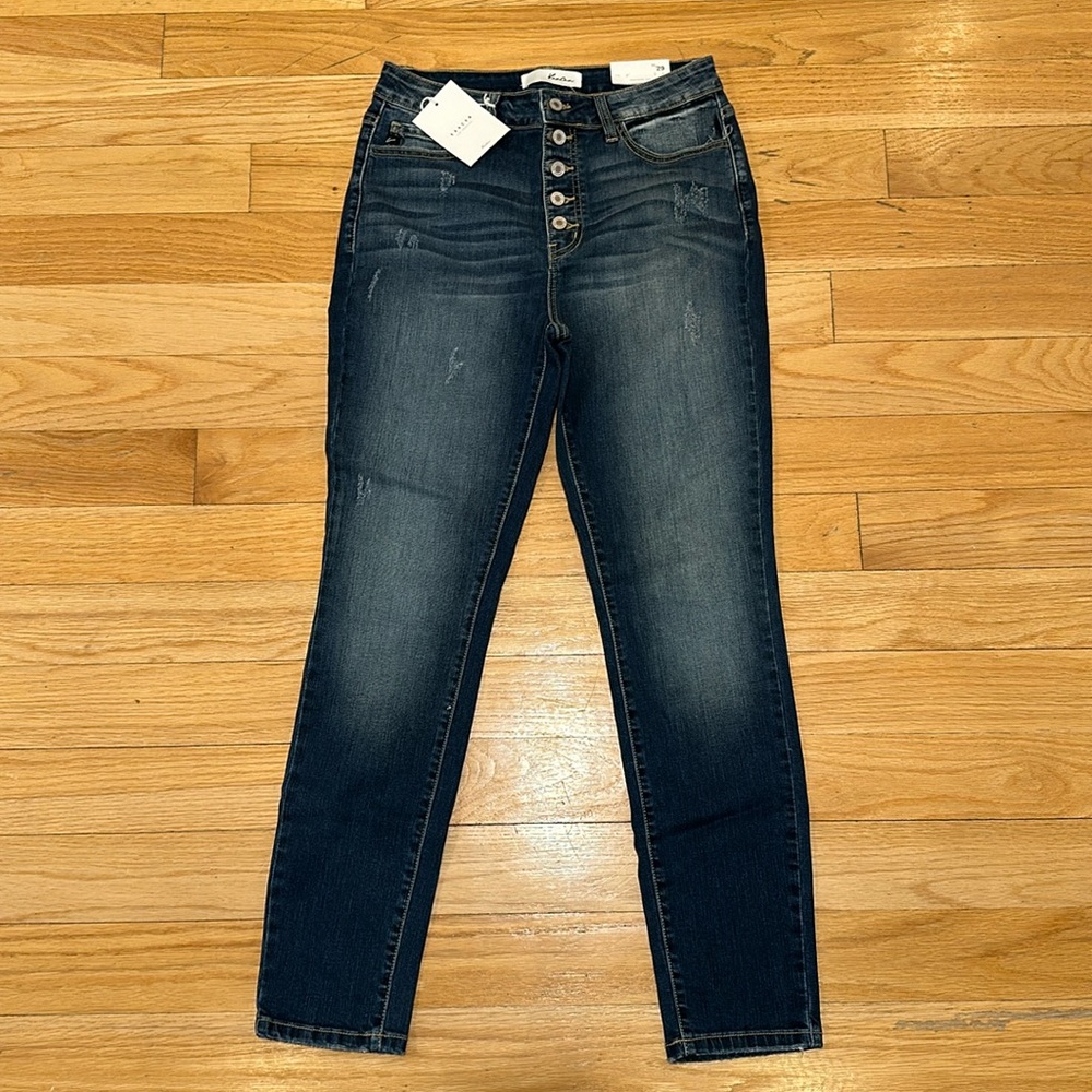 NWT KanCan high waist button fly skinny jeans